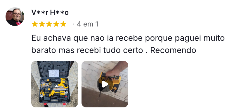 Captura da avaliação de comprador 4